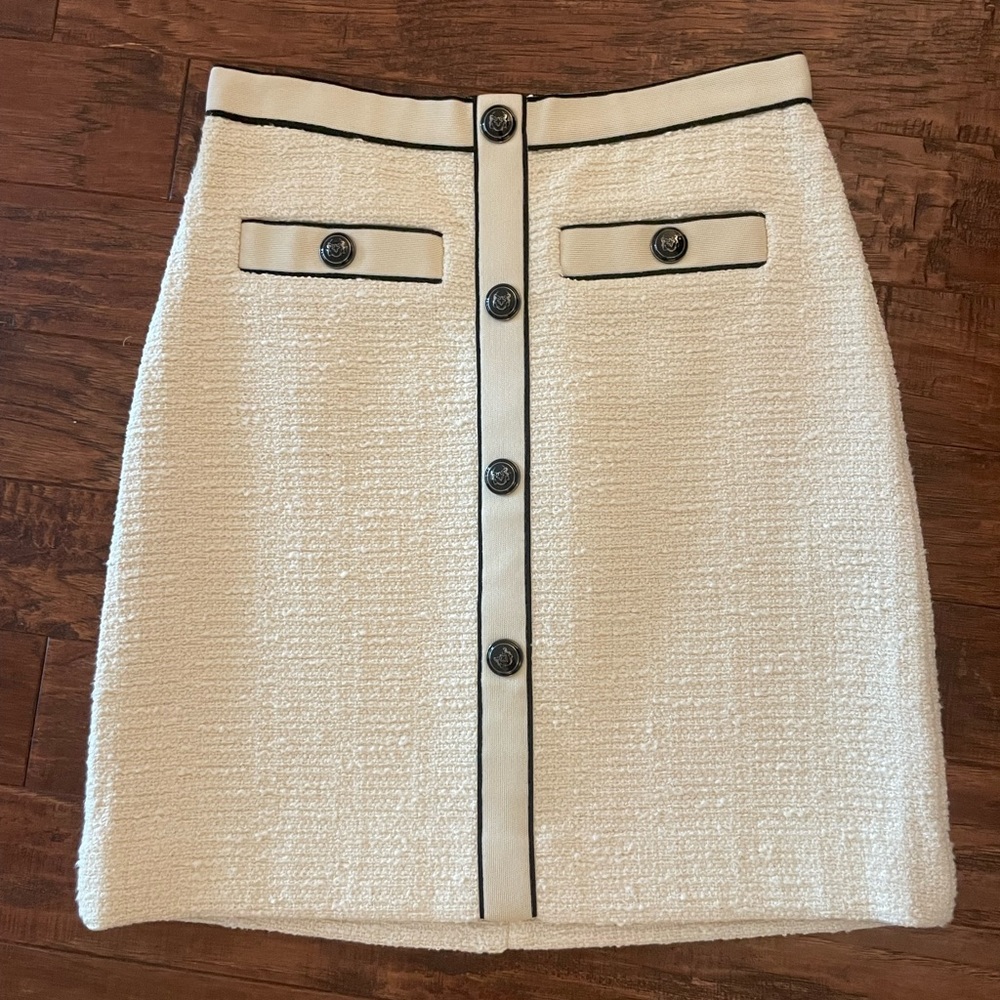 Maje tweed skirt 36 new